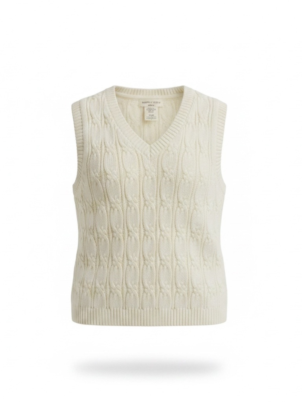 ✨ Happily Grey Kids Cream Cable Knit Sweater Vest | Size 10–12 (EU 152) ✨